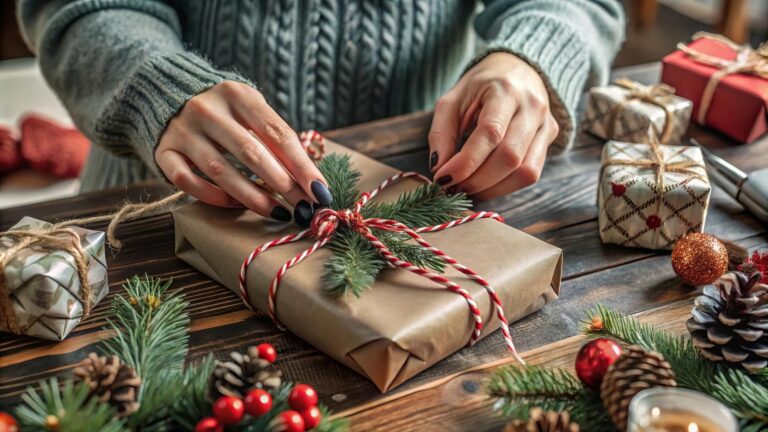 Pakowanie prezentów świątecznych w duchu mindfulness: pięknie, eko, czule