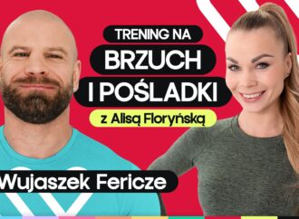 Trening brzucha i pośladków z gumami i hantlami. Fericze i Alisa Floryńska