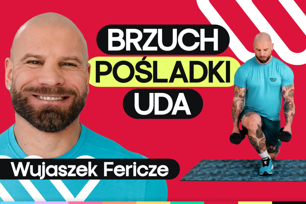 Trening na brzuch, uda i pośladki z hantlami. Ćwiczenia z Fericze