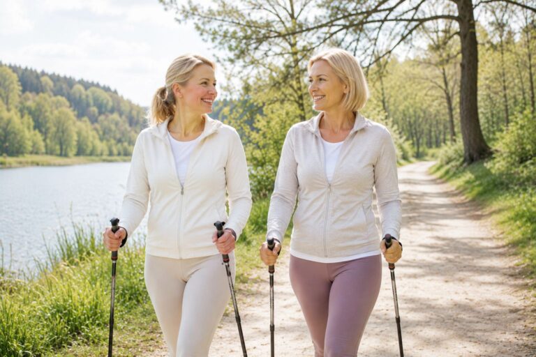 Nordic walking: jak chodzić z kijkami i dlaczego po 40. to strzał w dziesiątkę?