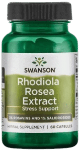 Swanson Rhodiola Rosea Extract 60 kapsułek