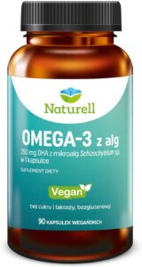Naturell Omega-3 z alg 90 kapsułek