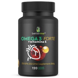 BetterMe Omega 3 Forte + witamina E 120 kapsułek