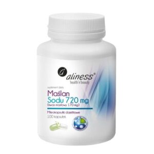 Aliness Maślan Sodu – 720 mg (kwas masłowy 170 mg) w kapsułce VEGE