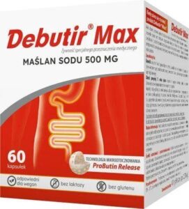 Debutir MAX – 500 mg w jednej kapsułce