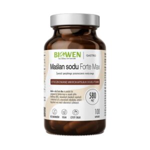 BIOWEN Maślan Sodu Forte Max – 580 mg w kapsułce