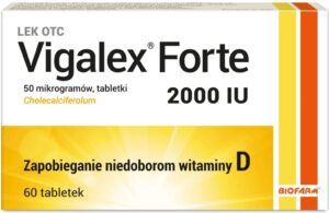 Vigalex Forte 2000 IU – lek z witaminą D3 w tabletce