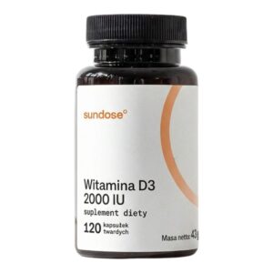 Sundose Witamina D3 2000 IU – dla osób szukających prostej formuły