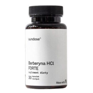 Berberyna HCl Forte Sundose – 500 mg w jednej kapsułce
