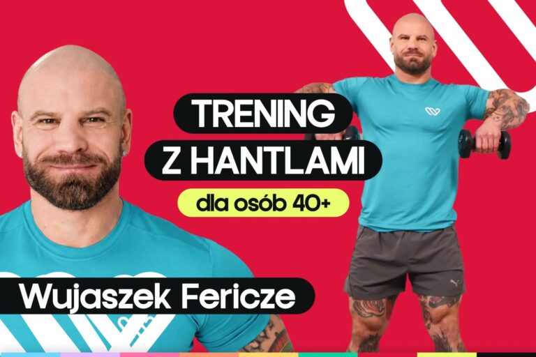 Trening modelujący z hantlami dla osób 40+. Ćwicz w domu z Fericze. Warto!