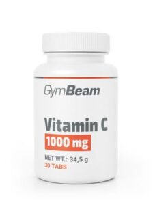 GymBeam Witamina C 1000 mg – wysoka dawka z ekstraktem z dzikiej róży